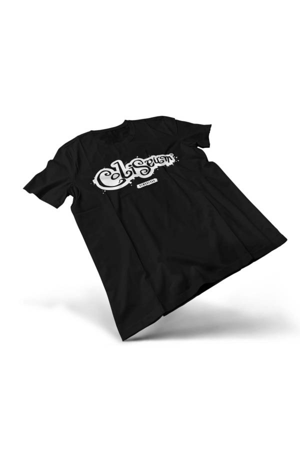 Camiseta Coliseum logo mancha negra
