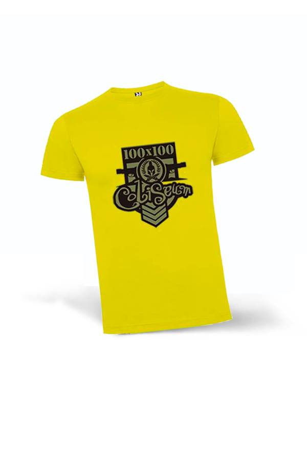 Camiseta 100x100 Coliseum amarilla