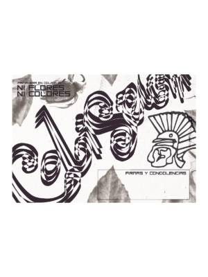 Bandera NI FLORES NI COLORES plana