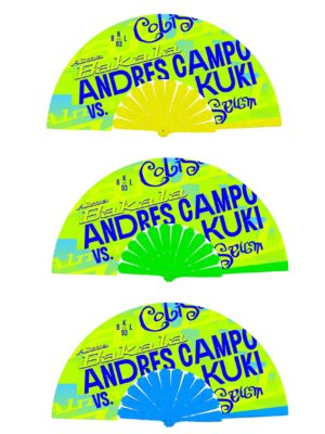 Abanico Flúor Alma Bakala – Andrés Campo vs Kuki