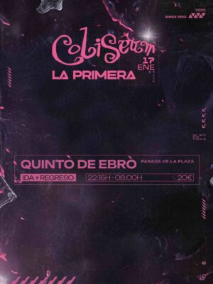 Ida + Regreso: 22:15H - 08:00H 🩷 QUINTO DE EBRO