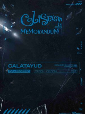 Ida + Regreso: 21:30H - 08:00H 🟦 CALATAYUD