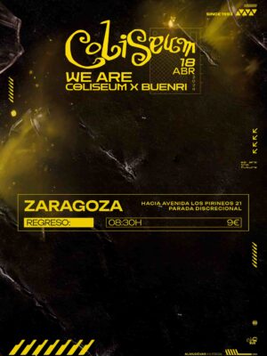 Regreso: 08:30 🟡 ZARAGOZA