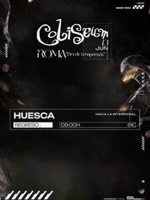 Regreso: 09:00H ⚫ HUESCA